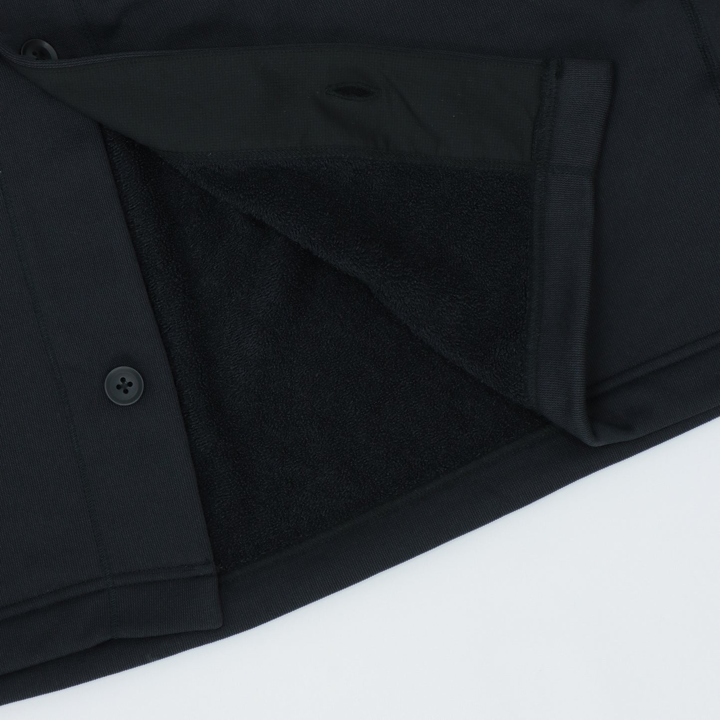 AFTWATER/ PILE CARDIGAN - Black