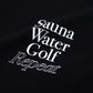 “Sauna Water Golf Repeat” Polo Shirts - Black