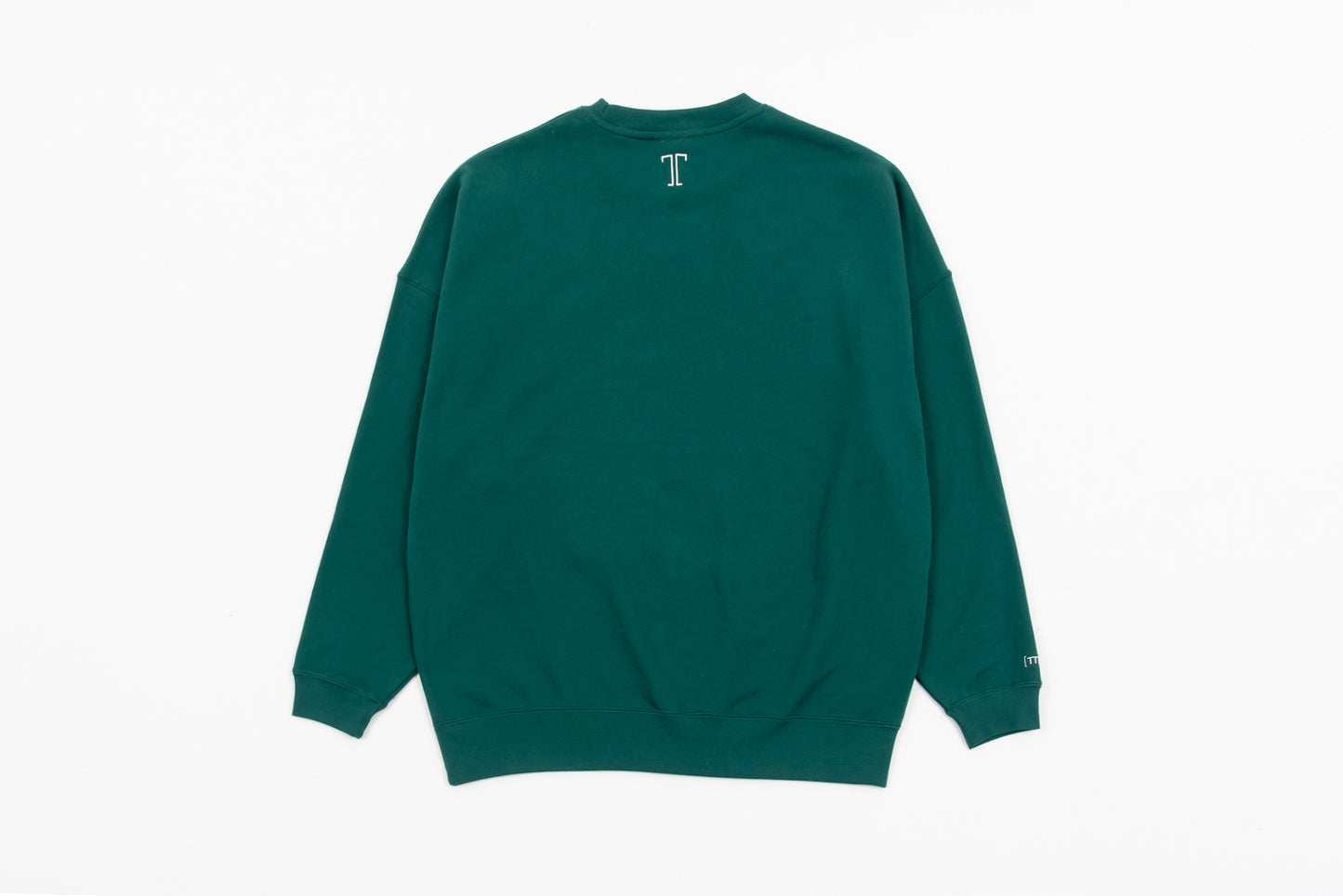 “SAUNA WATER WIND REPEAT”Crewneck Sweatshirts - Deep Green