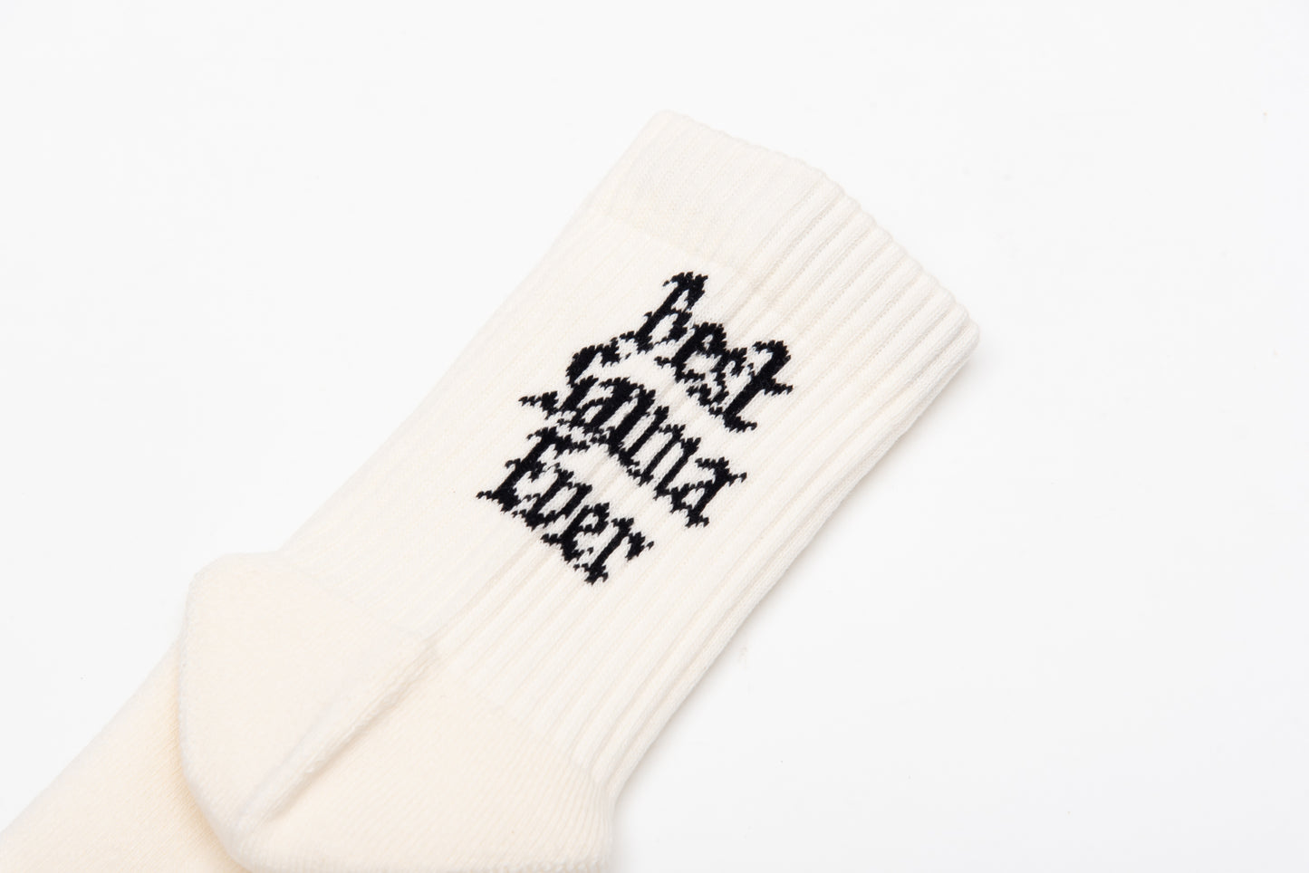 SUX SOX × TTNE Middle-Cut Sox - WHITE