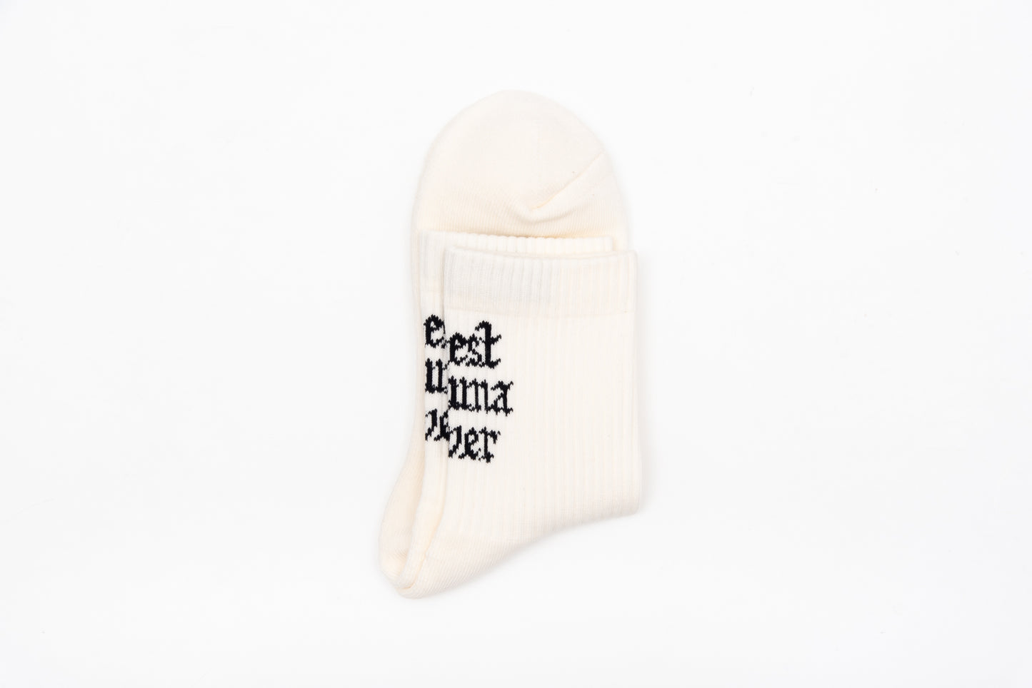SUX SOX × TTNE Middle-Cut Sox - WHITE