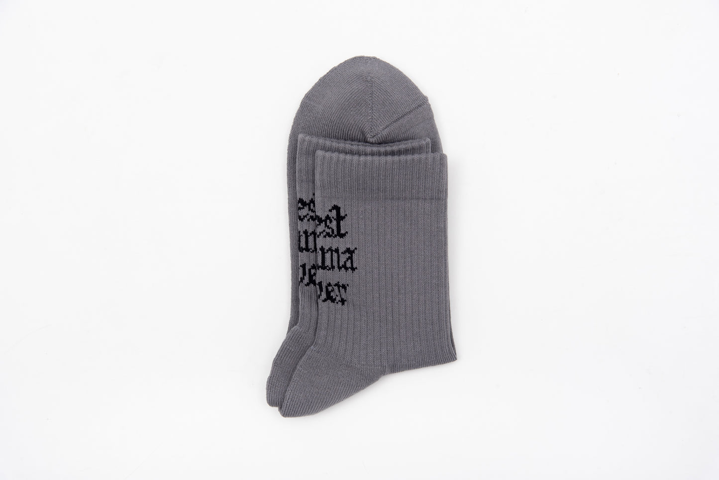 SUX SOX × TTNE Middle-Cut Sox - GRAY