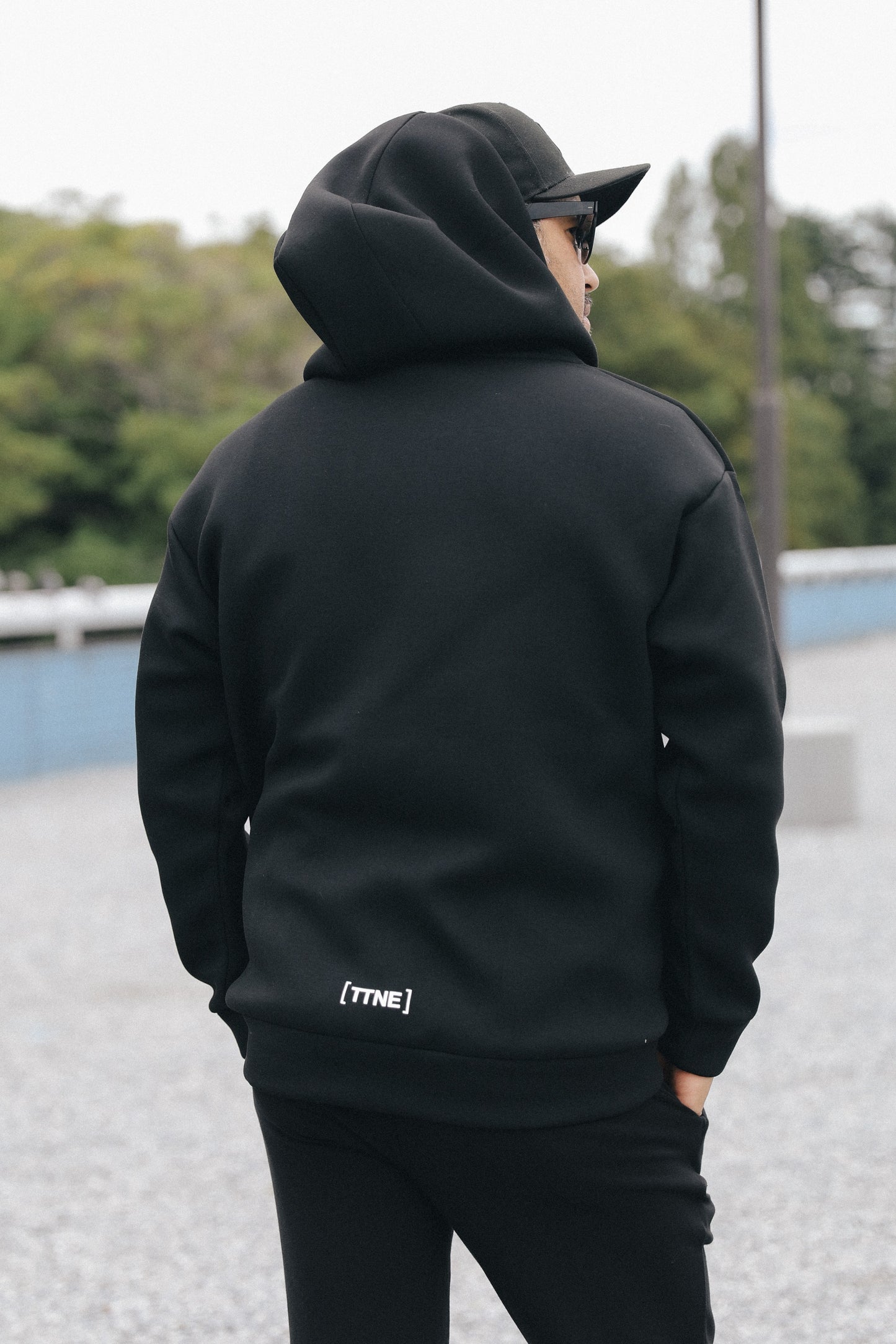 SAUNA after SAUNA Logo Hooded Sweatshirts - Black