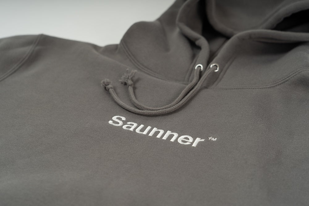 Saunner ™ Logo Hooded Sweatshirt - Gray