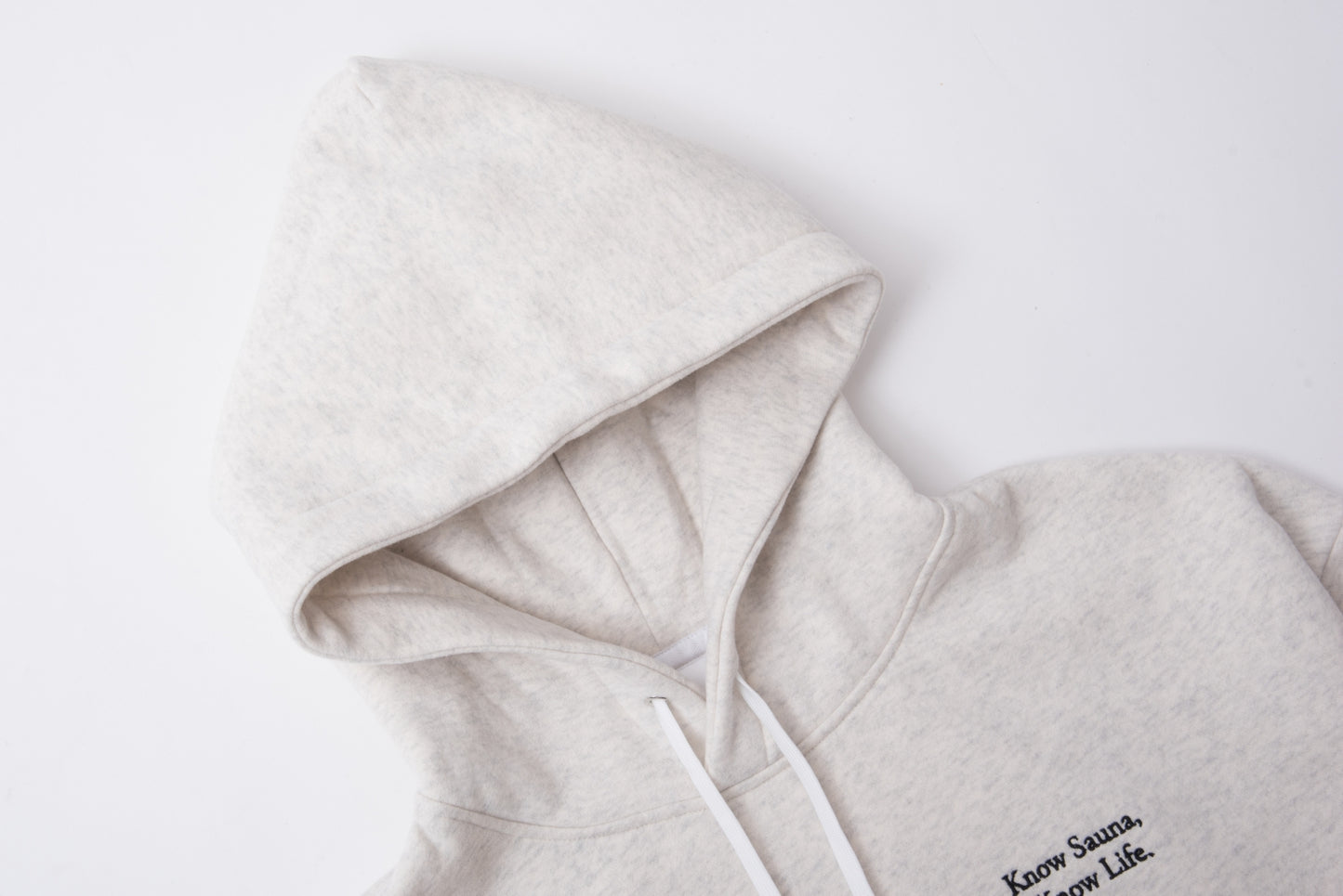 One Mile Sauna Wear”Know Sauna,Know Life”-Autumn/Winter Edition- Hoodie - Heather Gray