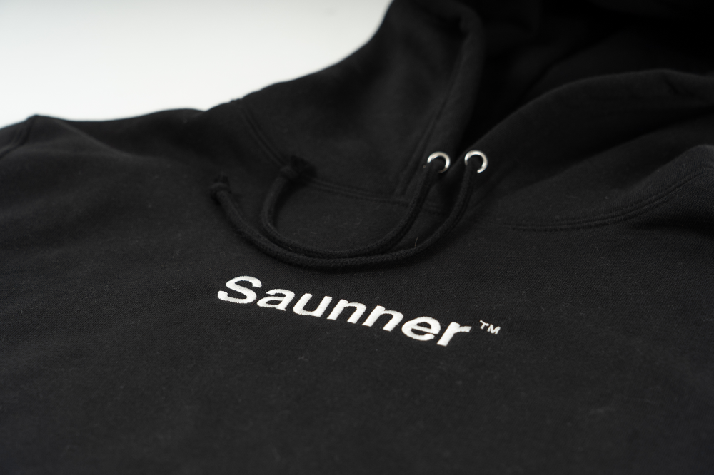 Saunner ™ Logo Hooded Sweatshirt - Black