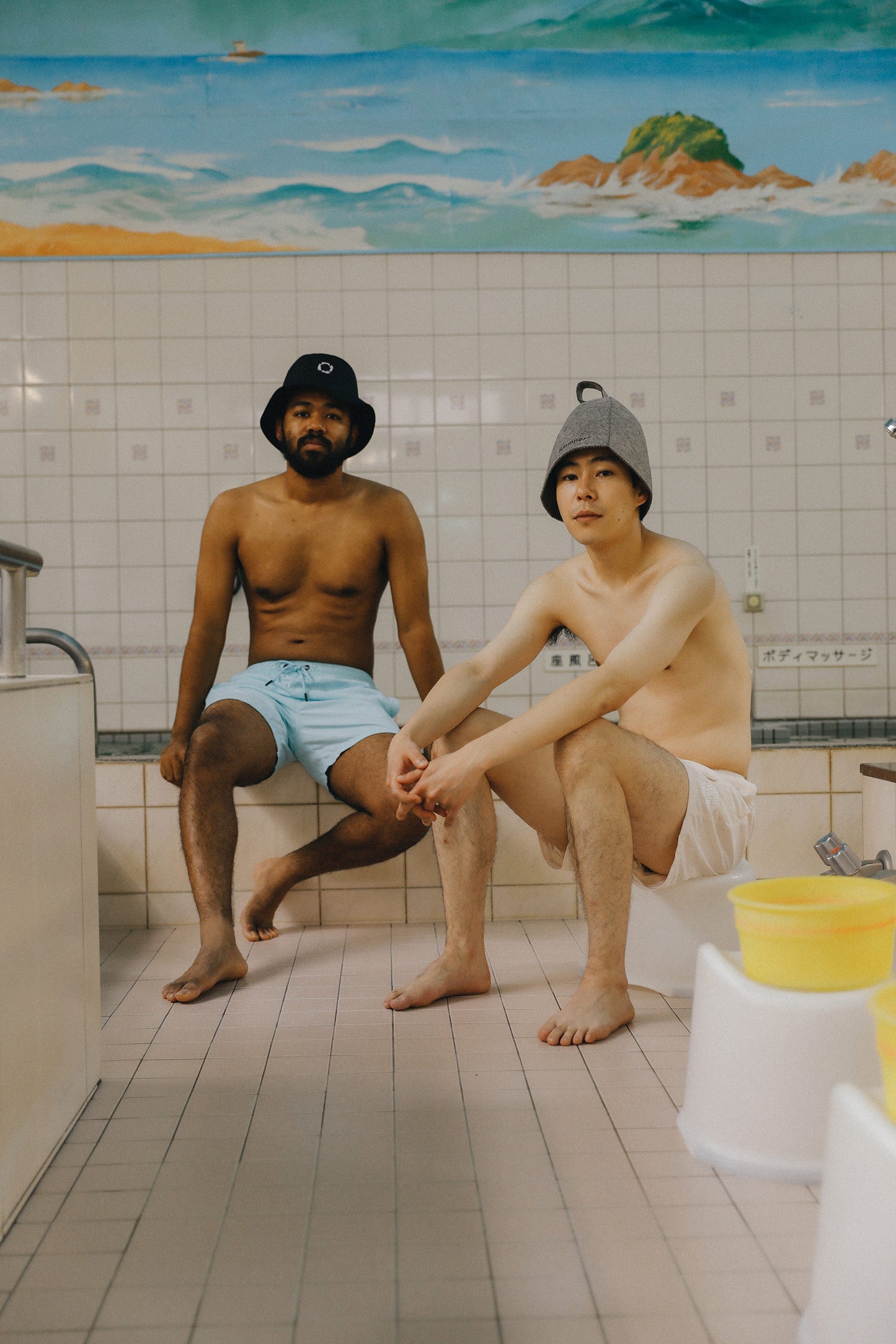 Saunner™️ Logo Sauna Hat Dark Gray