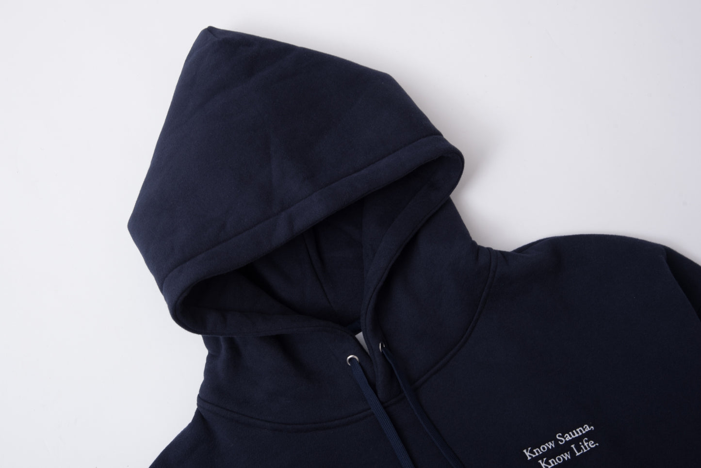 One Mile Sauna Wear”Know Sauna,Know Life”-Autumn/Winter Edition- Hoodie - Navy
