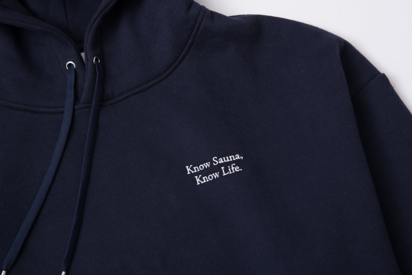 One Mile Sauna Wear”Know Sauna,Know Life”-Autumn/Winter Edition- Hoodie - Navy