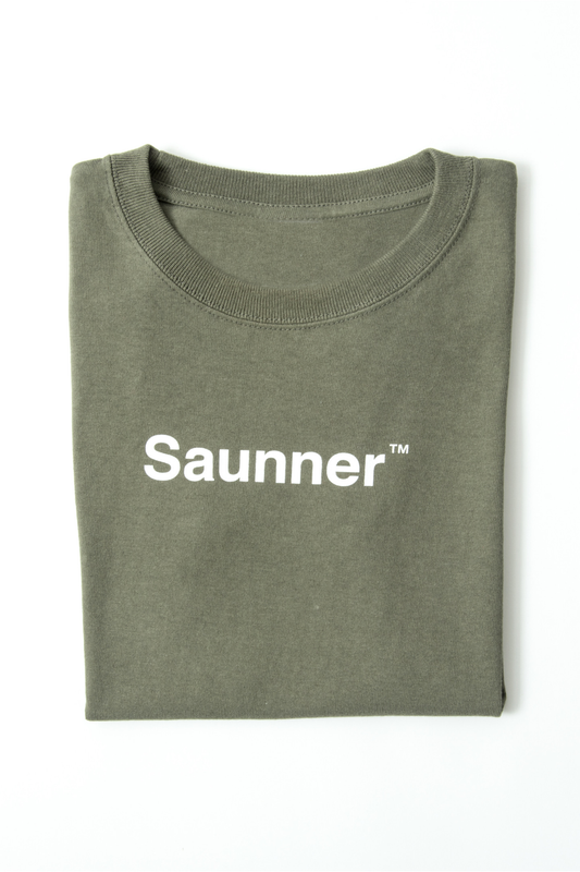 Saunner™️ Logo Tee for Kids - Olive