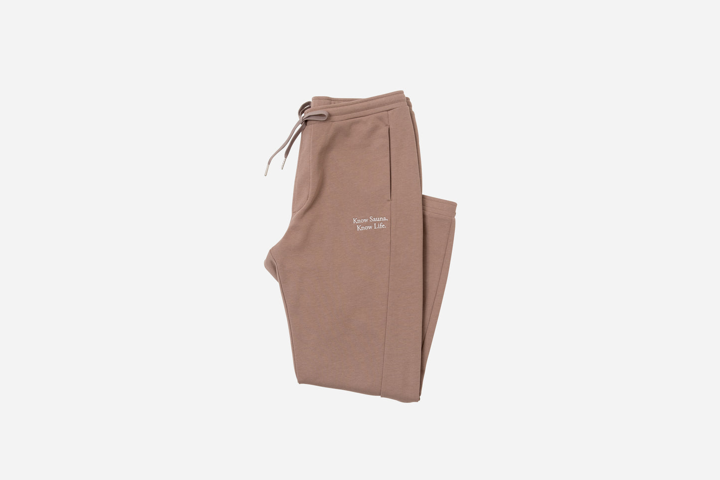 One Mile Sauna Wear”Know Sauna,Know Life” Pants - Beige