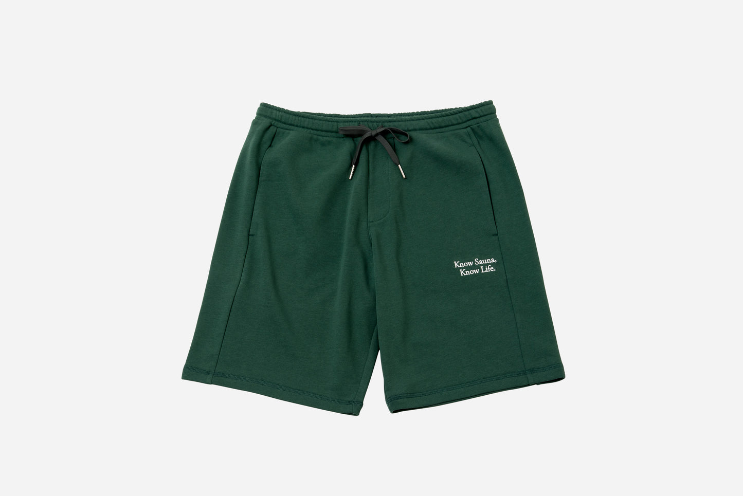 One Mile Sauna Wear”Know Sauna,Know Life” Half Pants - Deep Green