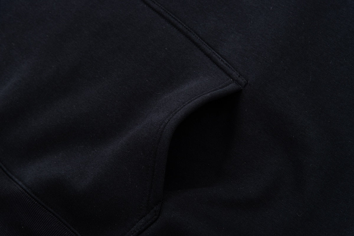 Saunner™️ Back to Black Hooded Sweatshirt