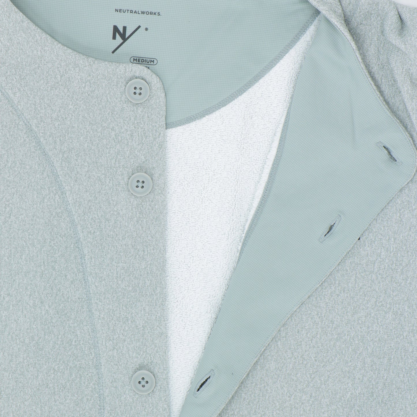 AFTWATER/ PILE CARDIGAN - Neutral Mix Gray