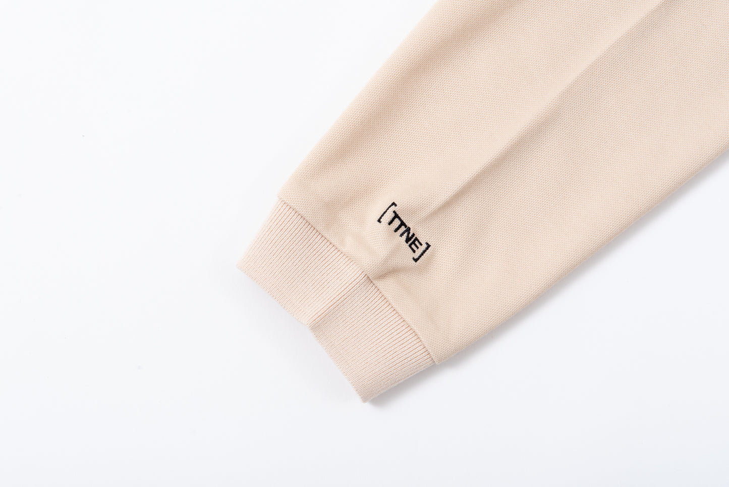 “Sauna Water Golf Repeat” Long Sleeve Polo Shirts - Beige