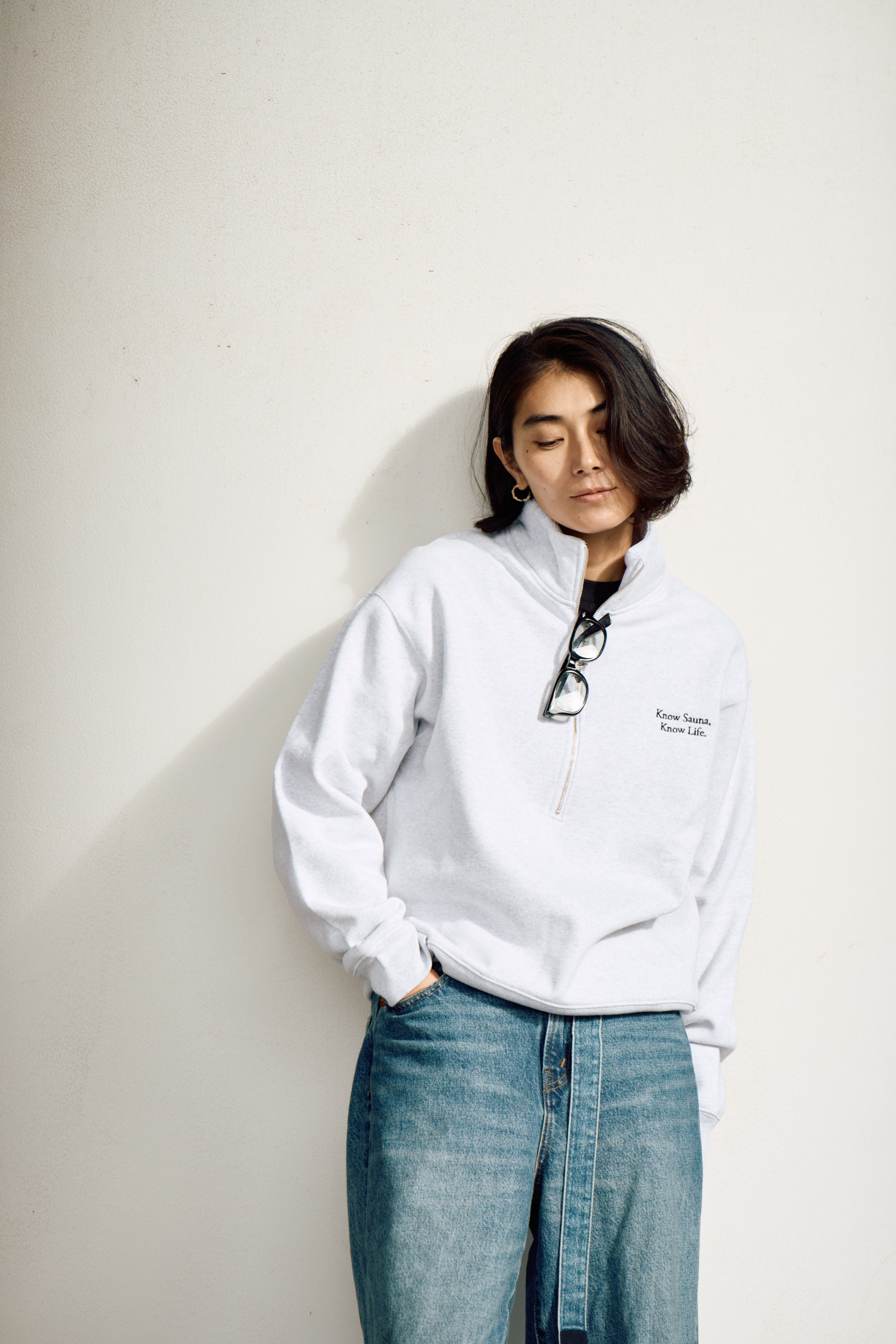 TTNE］One Mile Sauna Half-Zip -Know Sauna,Know Life- – SHOP [TTNE]