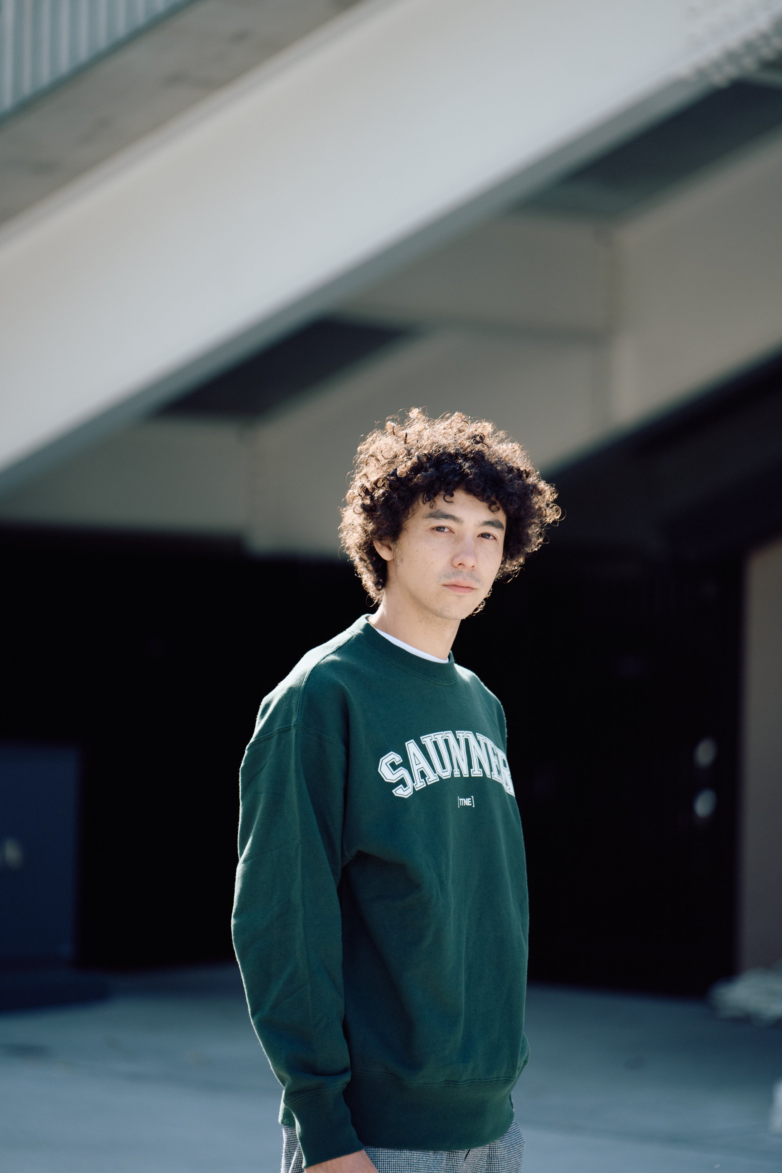 TTNE］Saunner College Crew Neck Sweatshirt – SHOP [TTNE]