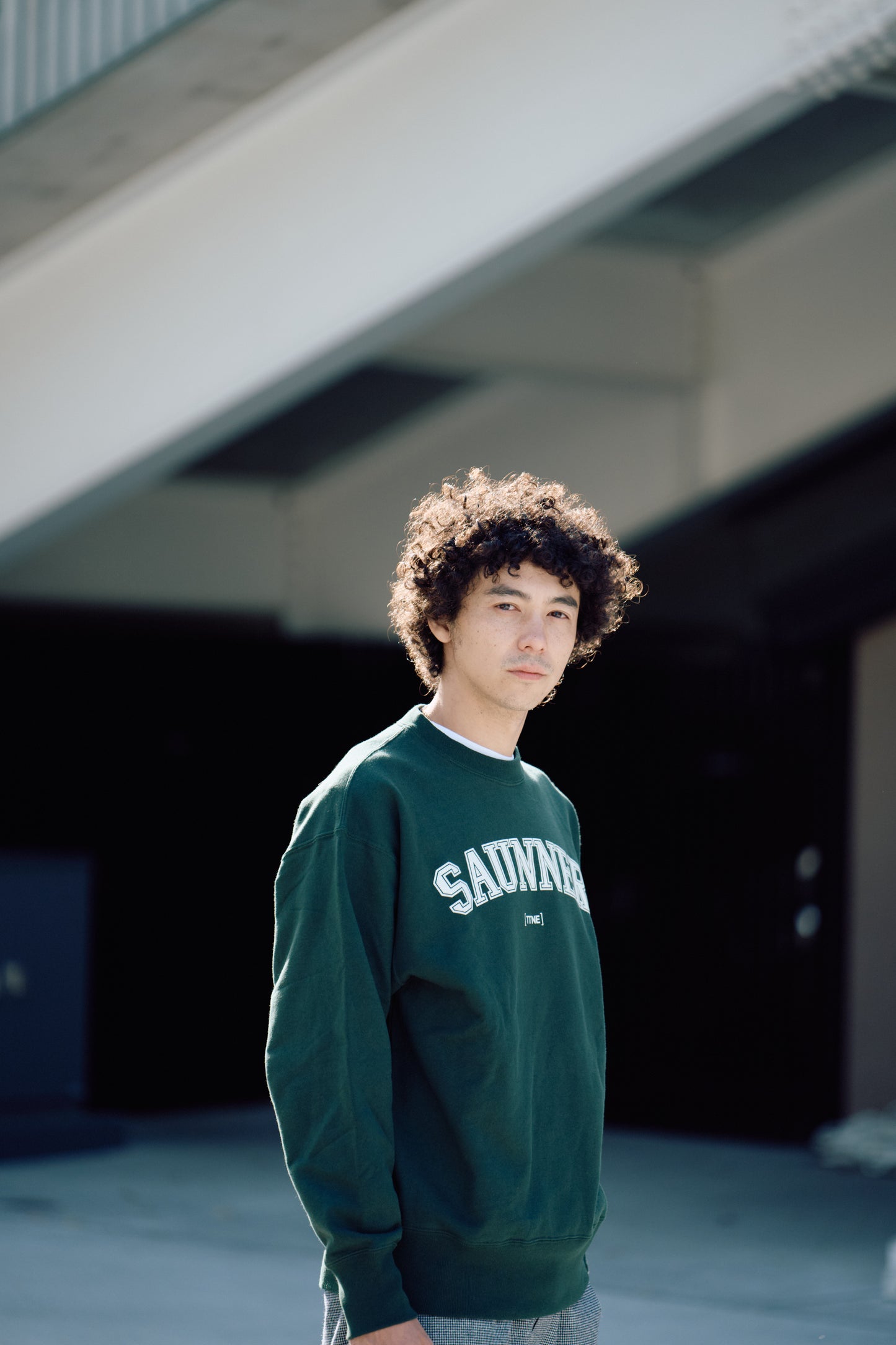 ［TTNE］Saunner College Crew Neck Sweatshirt