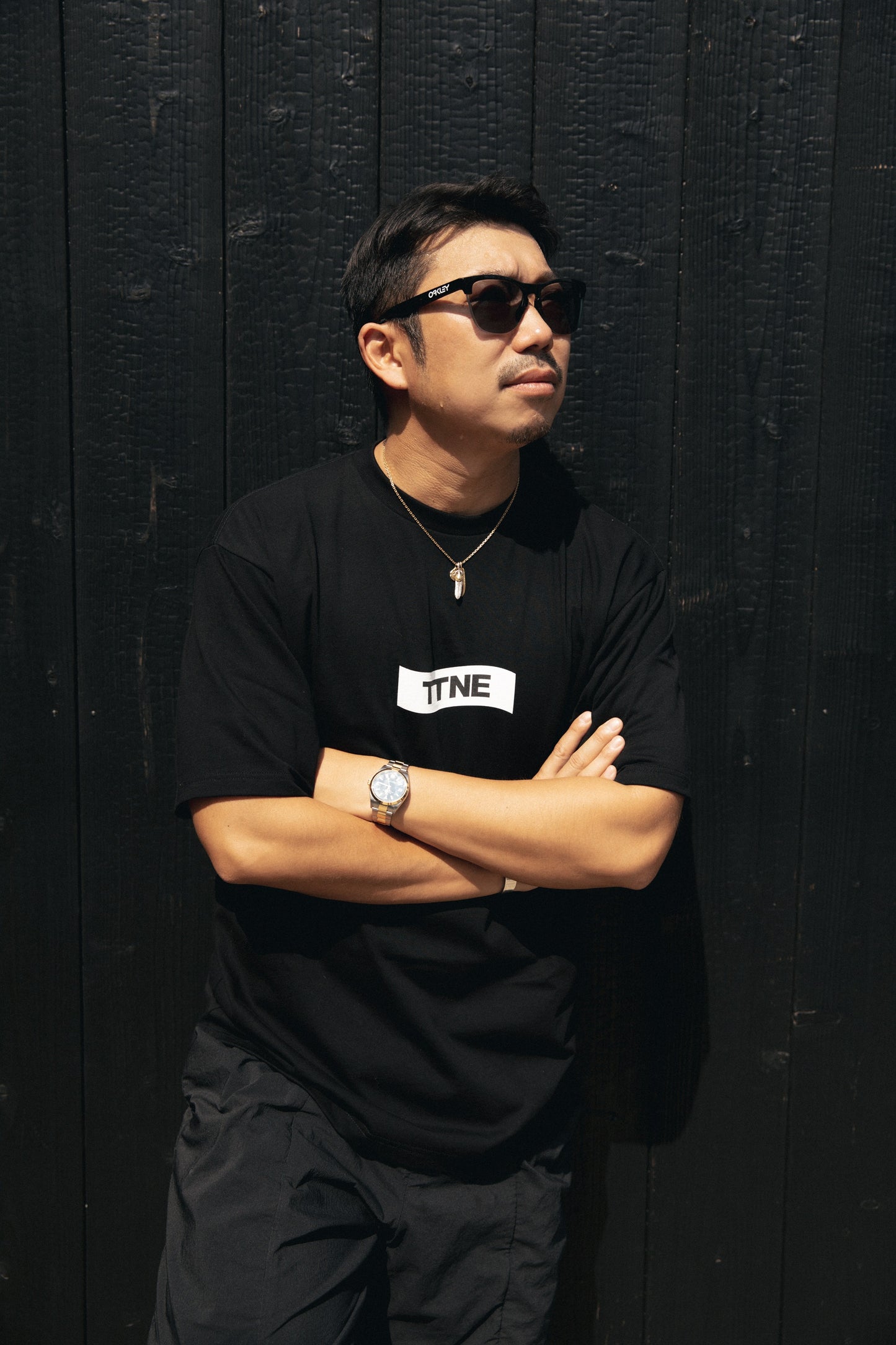 GOD SELECTION XXX × ［TTNE］LOGO T-SHIRTS - Black