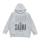 SAUNA after SAUNA Logo Hooded Sweatshirts - Gray