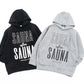 SAUNA after SAUNA Logo Hooded Sweatshirts - Black