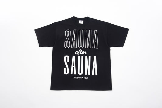 SAUNA after SAUNA Logo Tee - Black