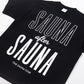 SAUNA after SAUNA Logo Tee - Black