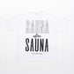 SAUNA after SAUNA Logo Tee - White