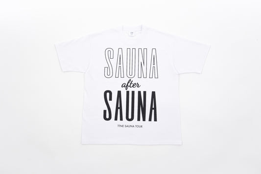 SAUNA after SAUNA Logo Tee - White