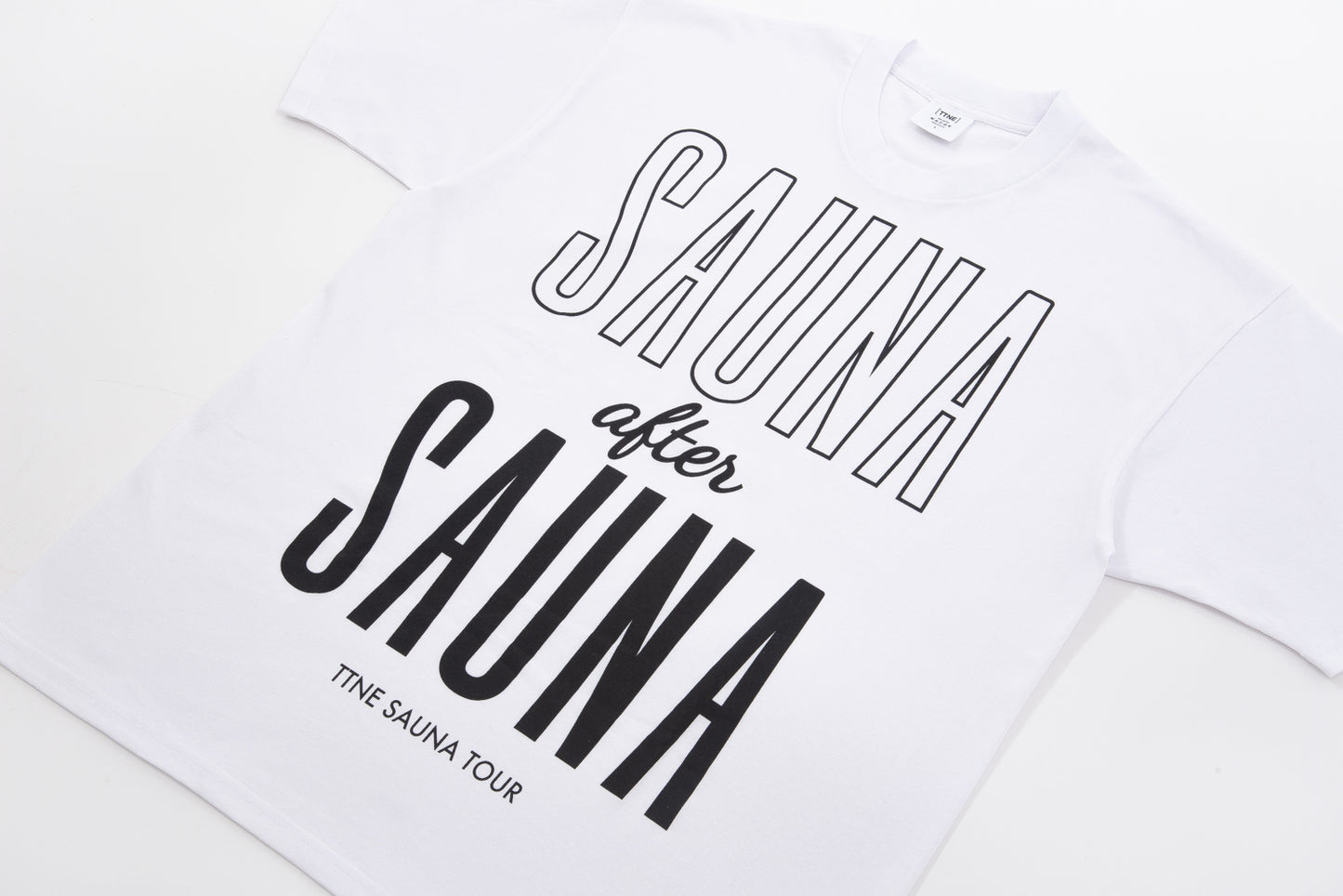 SAUNA after SAUNA Logo Tee - White
