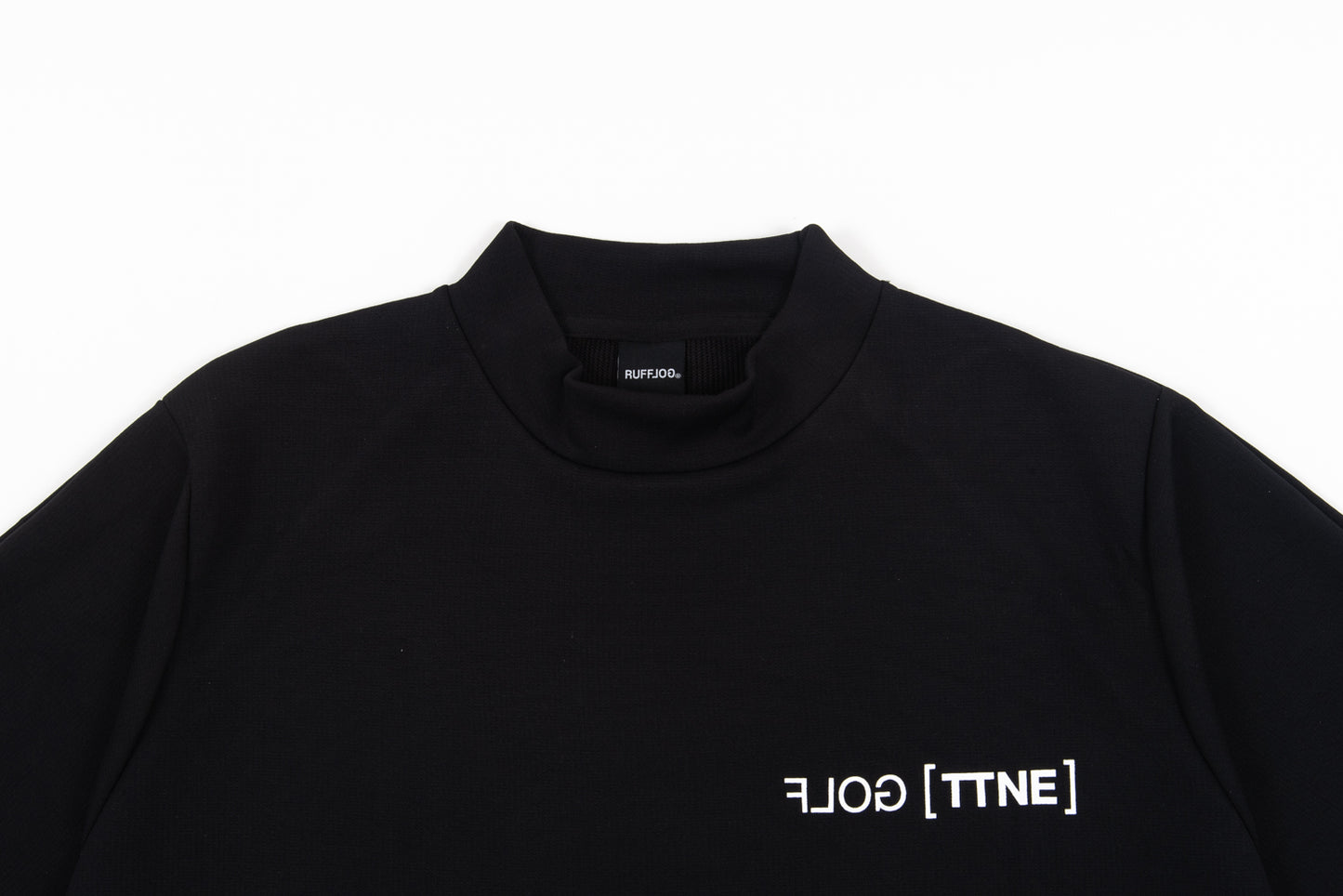 RUFFLOG × TTNE Cool Breath Mockneck - Black / White