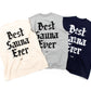 No-Sleeve Tee”Best Sauna Ever” - Navy