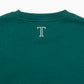 “SAUNA WATER WIND REPEAT”Crewneck Sweatshirts - Deep Green