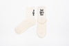 SUX SOX × TTNE Middle-Cut Sox - WHITE