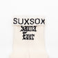 SUX SOX × TTNE Middle-Cut Sox - WHITE