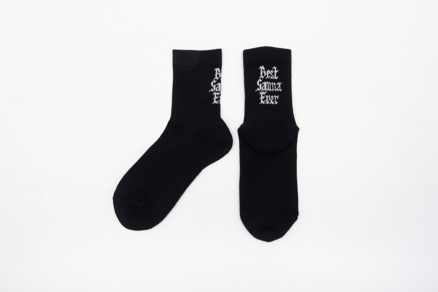 SUX SOX × TTNE Middle-Cut Sox - BLACK