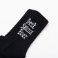 SUX SOX × TTNE Middle-Cut Sox - BLACK