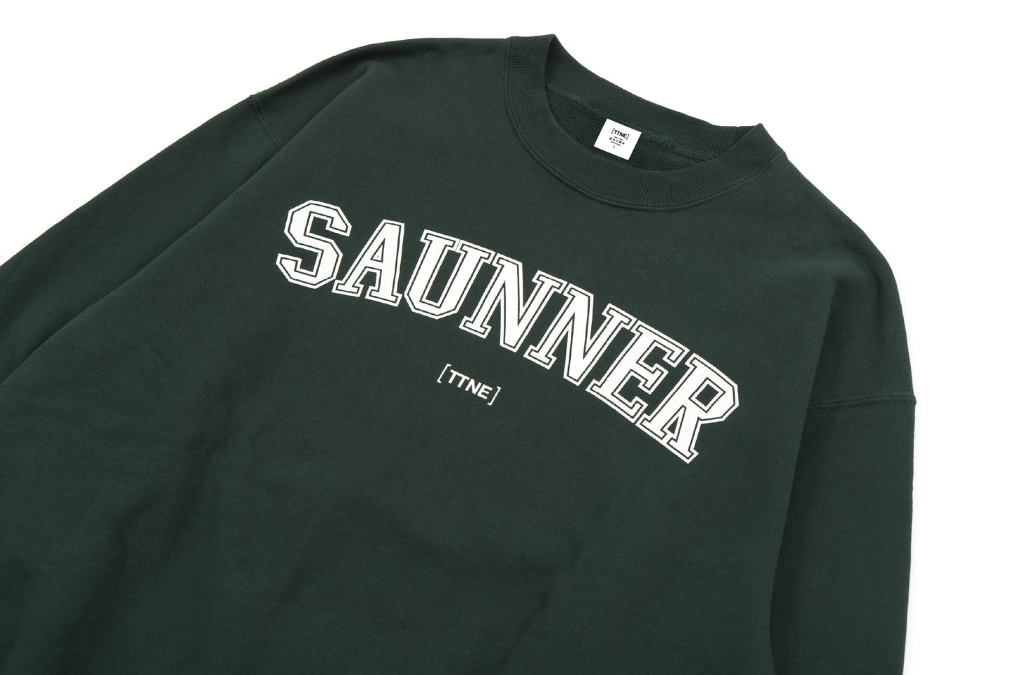 ［TTNE］Saunner College Crew Neck Sweatshirt