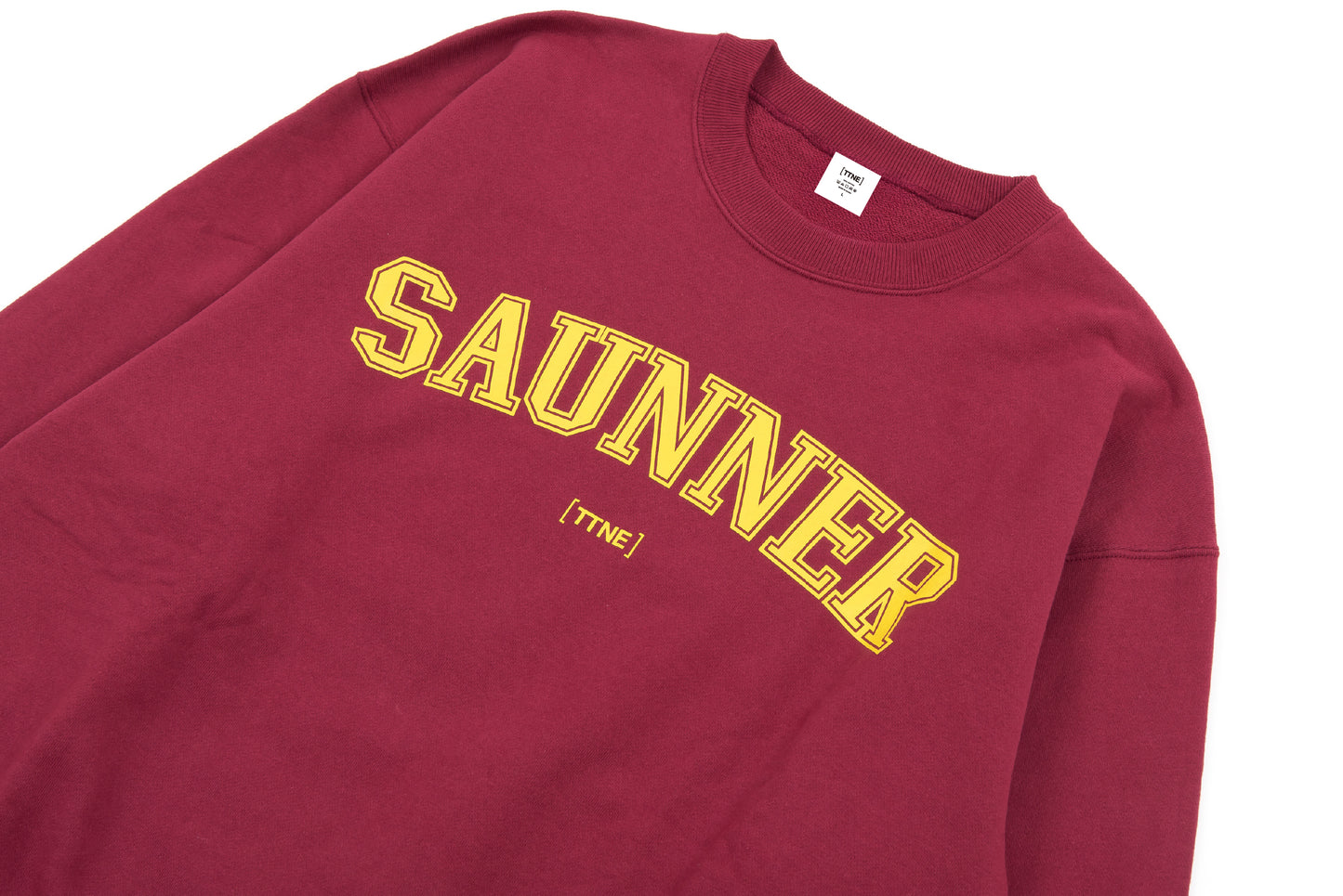 ［TTNE］Saunner College Crew Neck Sweatshirt
