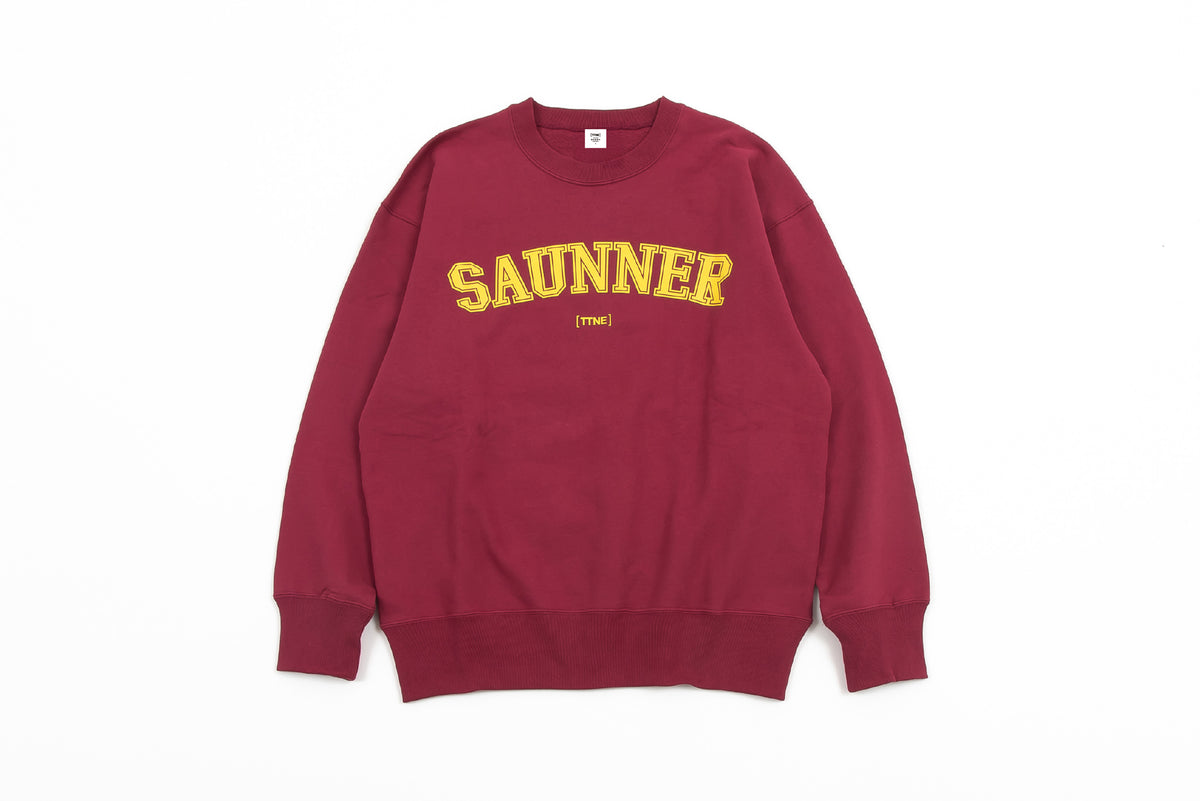TTNE］Saunner College Crew Neck Sweatshirt – SHOP [TTNE]