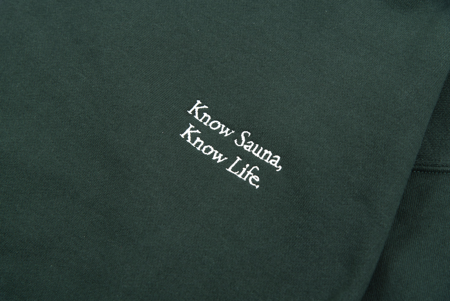 ［TTNE］One Mile Sauna Crewneck  -Know Sauna,Know Life-