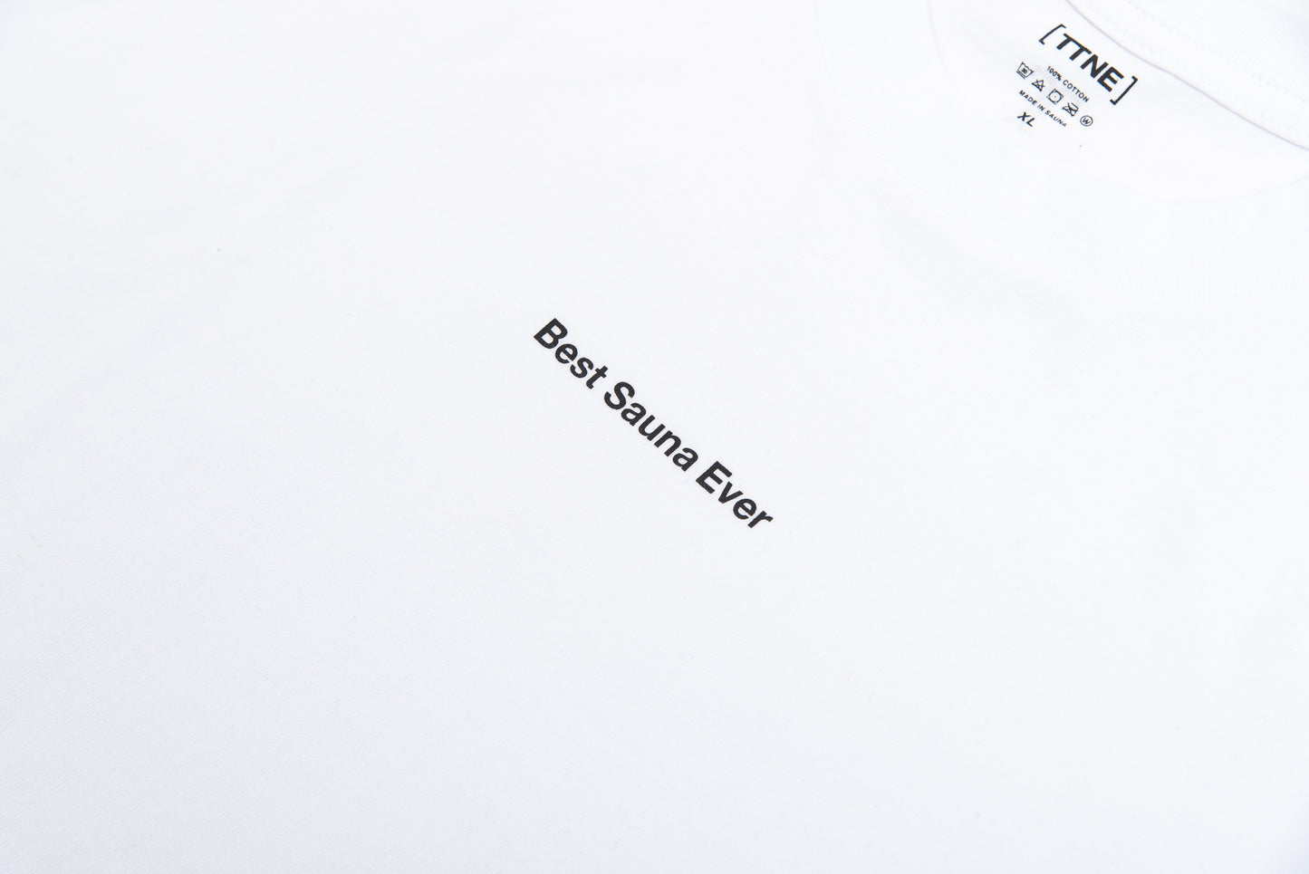 Best Sauna Ever Small Logo Tee