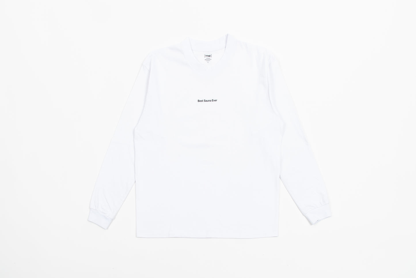 Best Sauna Ever Small Logo Long-Sleeve Tee