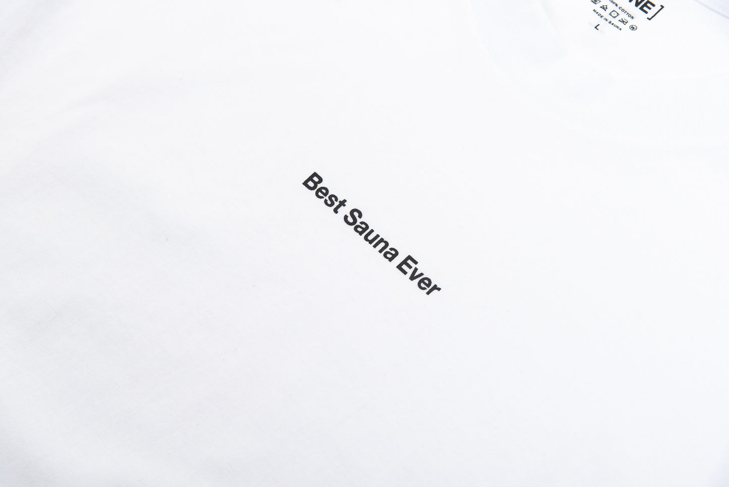 Best Sauna Ever Small Logo Long-Sleeve Tee