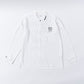 “Sauna Water Golf Repeat” Long Sleeve Polo Shirts - White