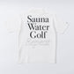 “Sauna Water Golf Repeat” Polo Shirts - White
