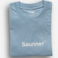 Saunner ™ Logo Long Sleeve Tee - Pale Blue