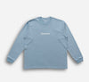 Saunner ™ Logo Long Sleeve Tee - Pale Blue