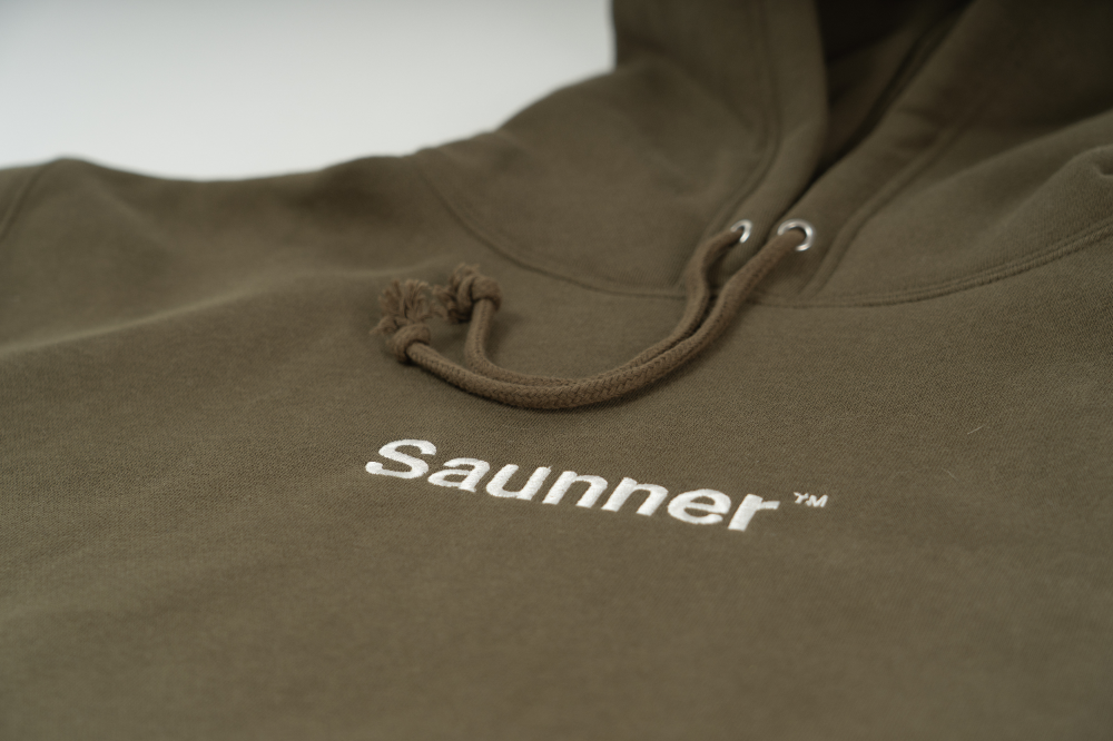 Saunner ™ Logo Hooded Sweatshirt -  Olive