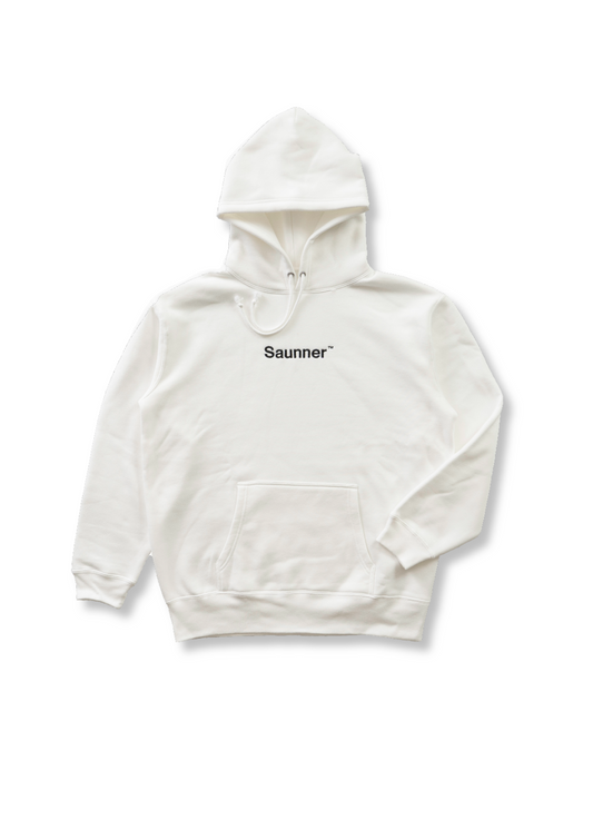 Saunner ™ Logo Hooded Sweatshirt - White